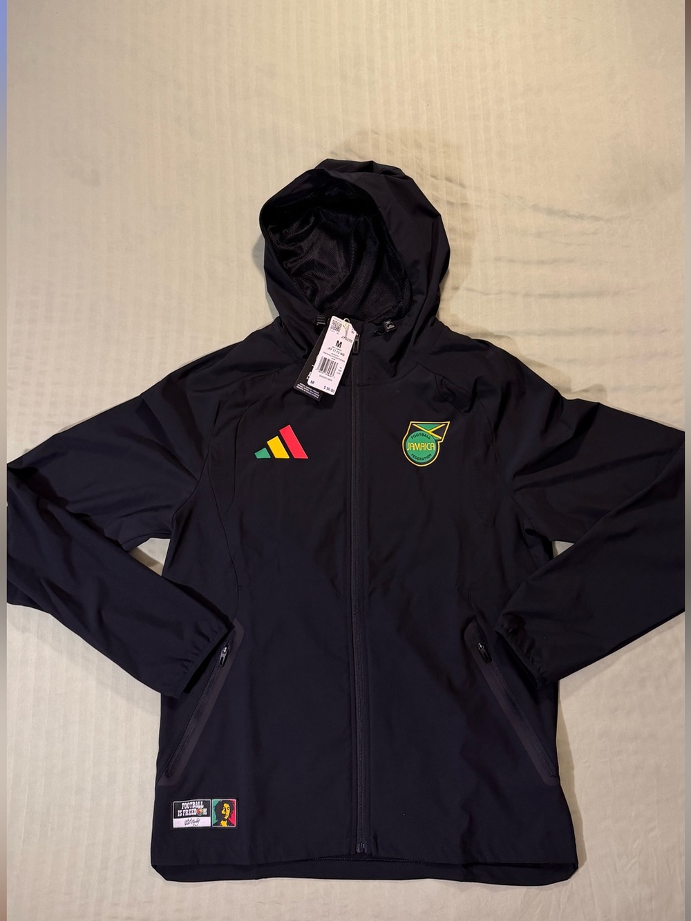 FIFA World Cup 2026 adidas Black Jacket Bob Marley edition Jamaica